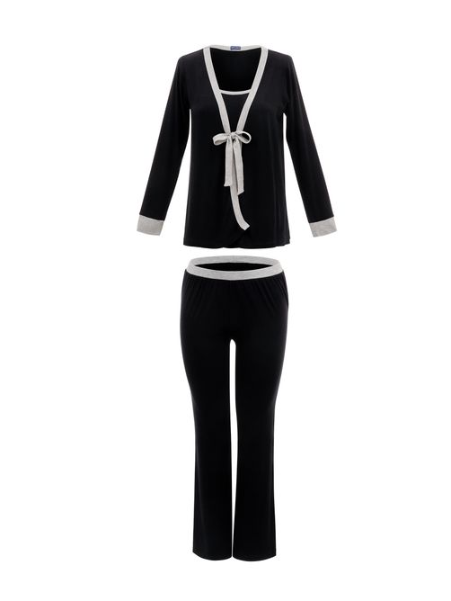 pijama black station any any