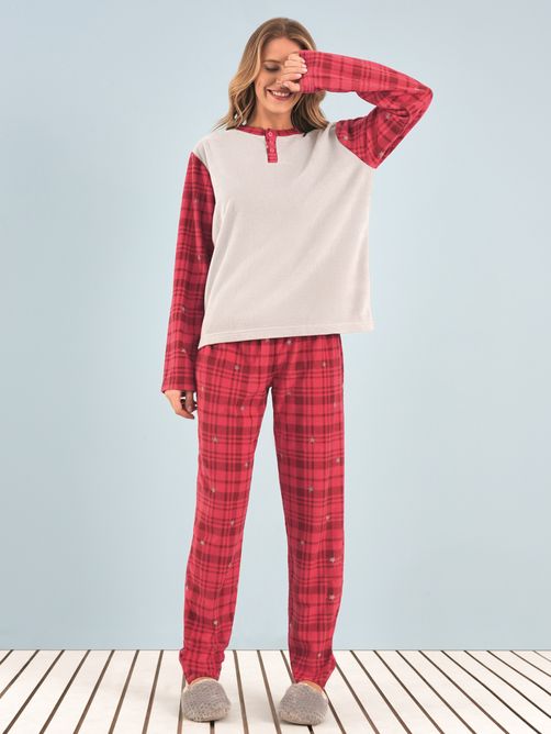 pijama-soft-red-xadrez
