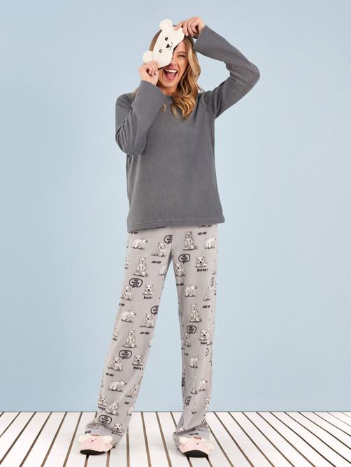 pijama-manga-longa-soft-urso-frases