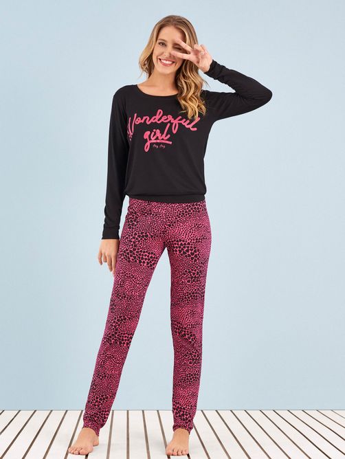 pijama-longo-manga-longa-wonderful-girl