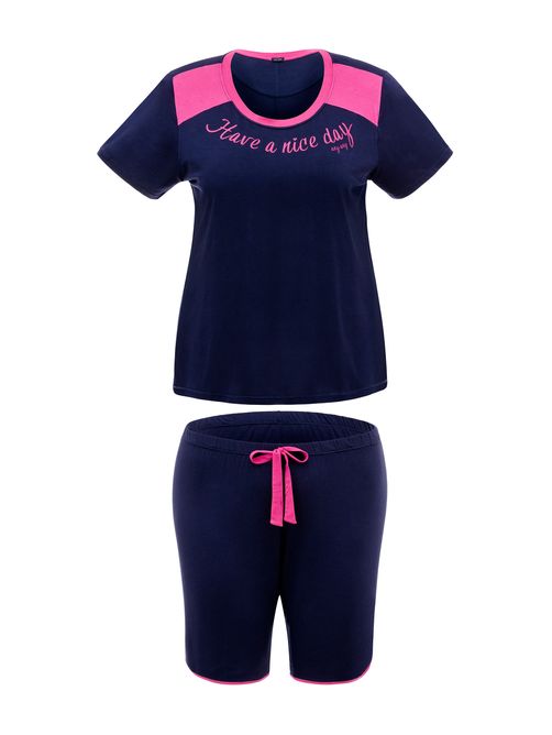 Bermudoll-Manga-Curta-Plus-Size-Nice-Day-Any-Any